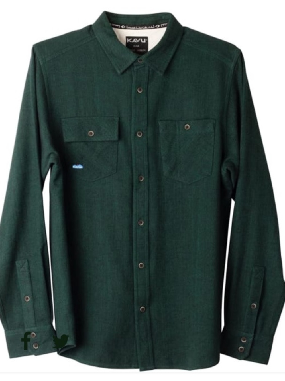 NWT Kavu Men's color hemlock Lightweight Button-Up Shirt Jacket